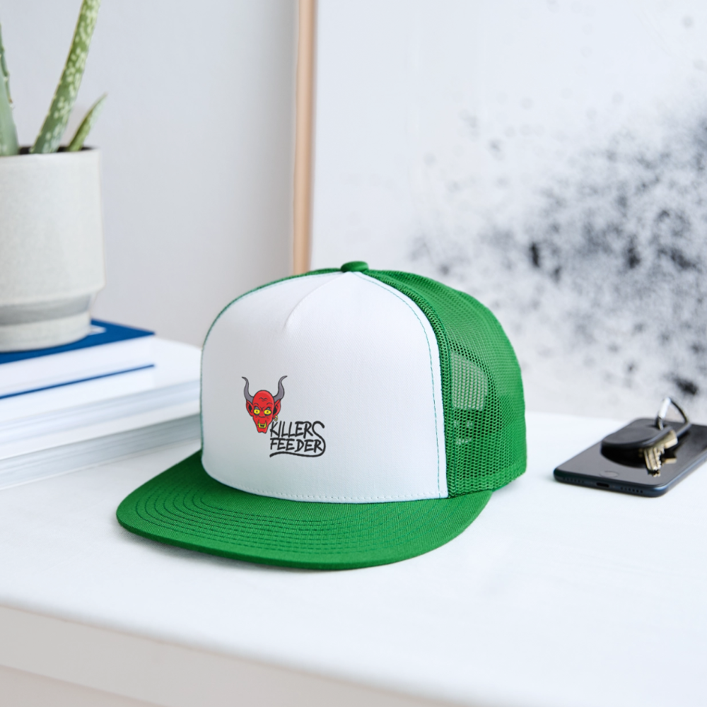 Trucker Hat - white/kelly green