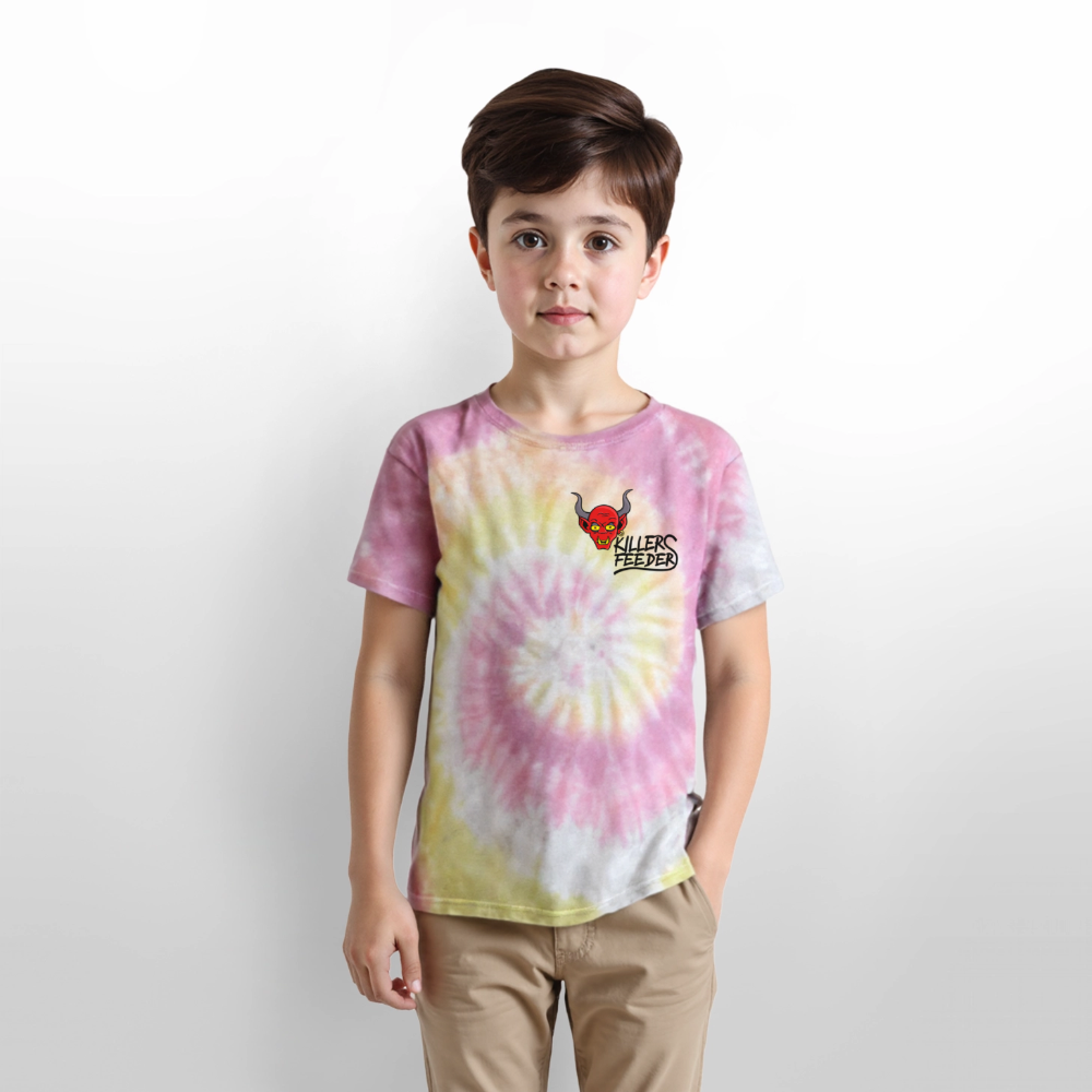 Kid's Tie Dye T-Shirt - Desert Rose