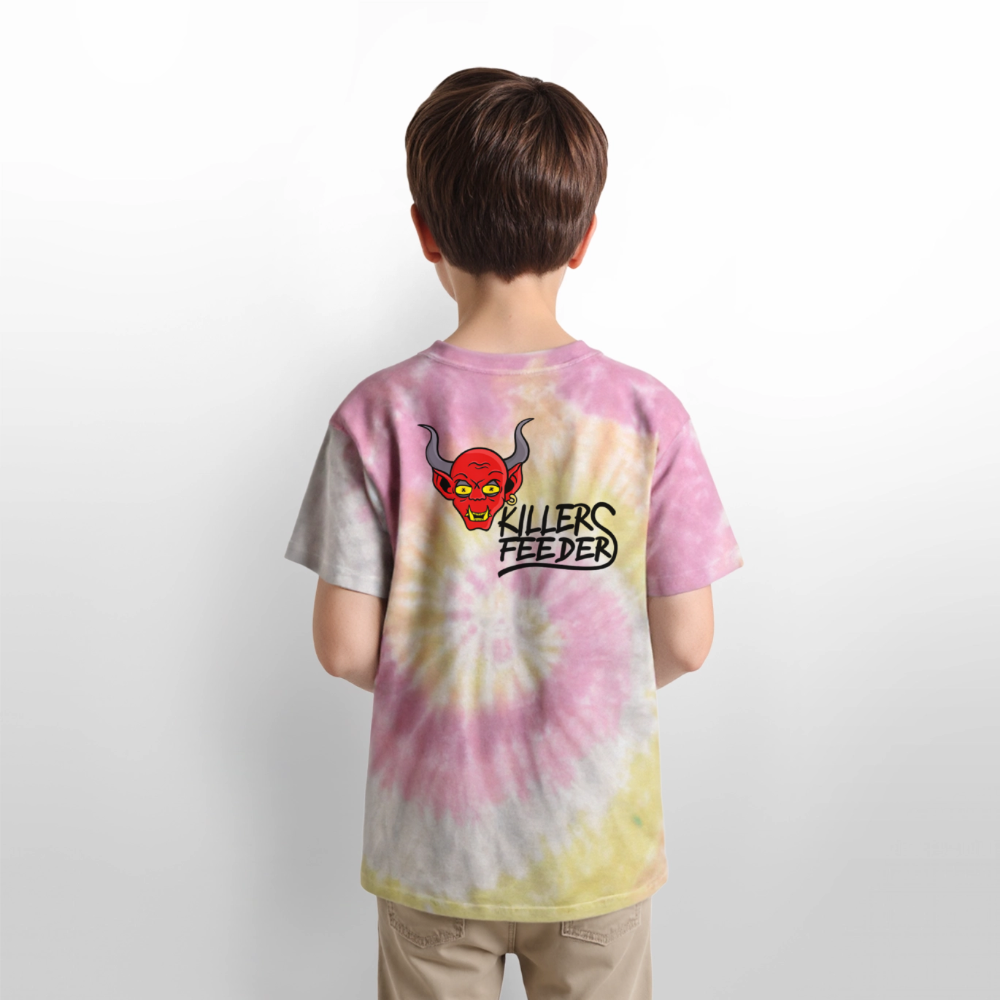 Kid's Tie Dye T-Shirt - Desert Rose