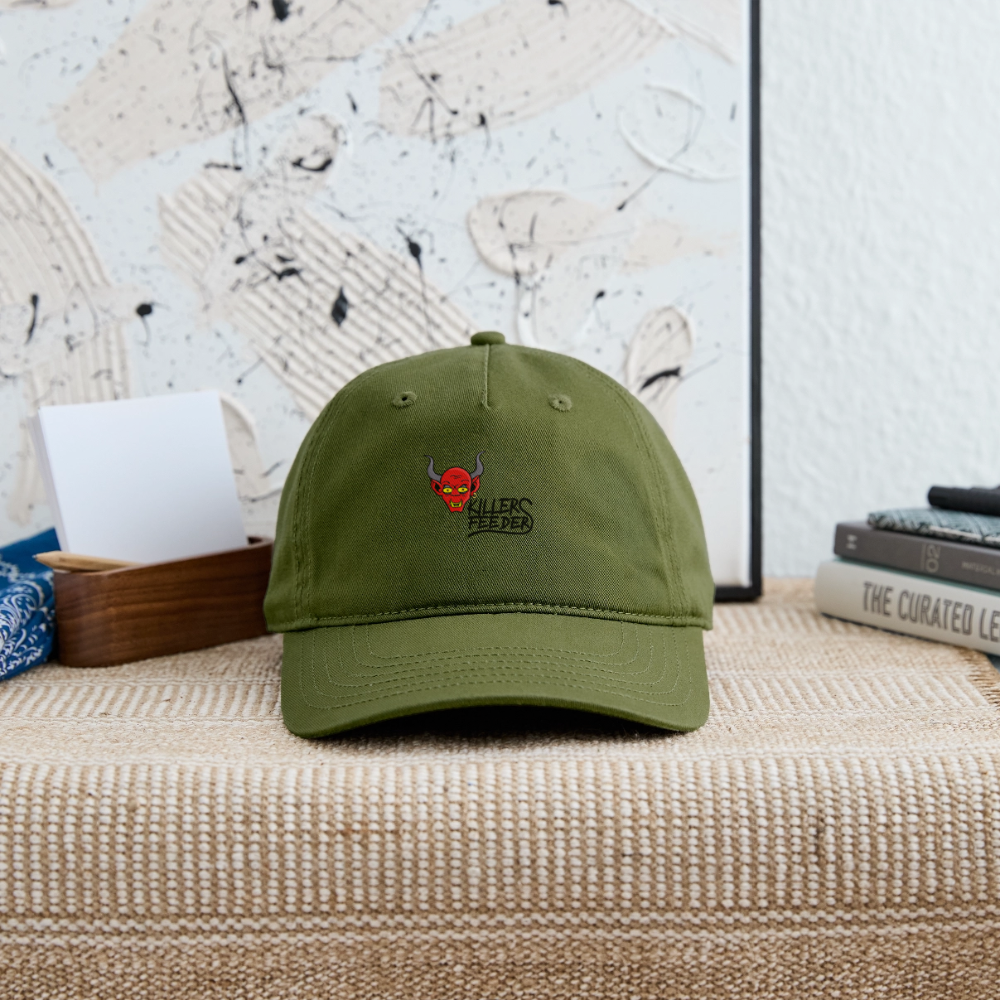 Organic Baseball Cap - olive green