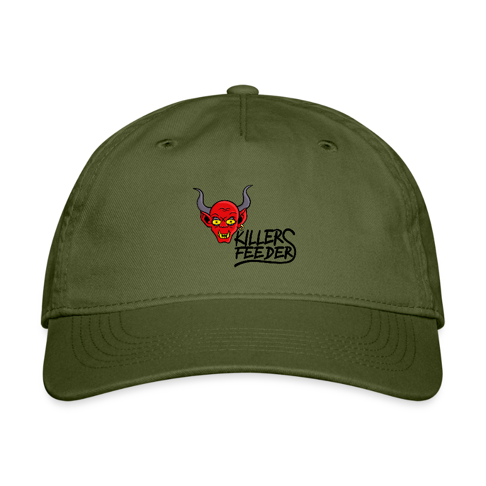 Organic Baseball Cap - olive green