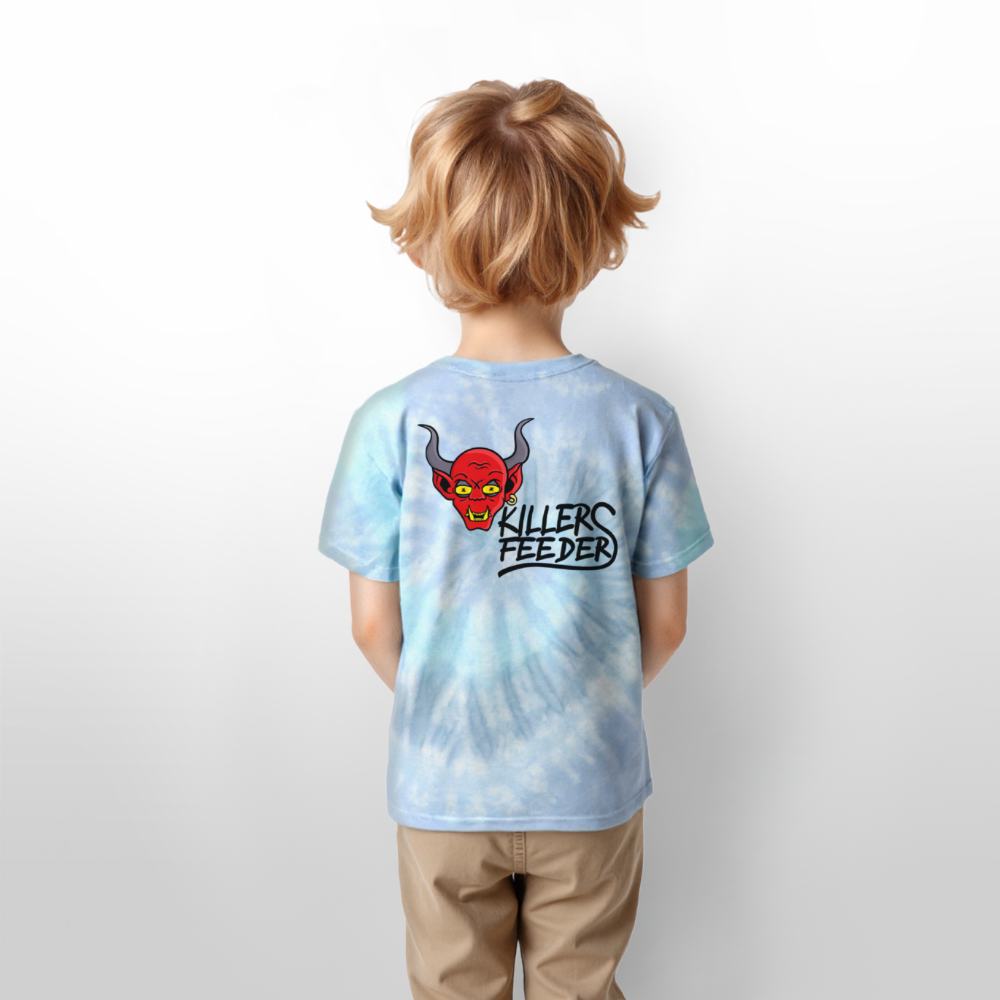 Kid's Tie Dye T-Shirt - blue lagoon