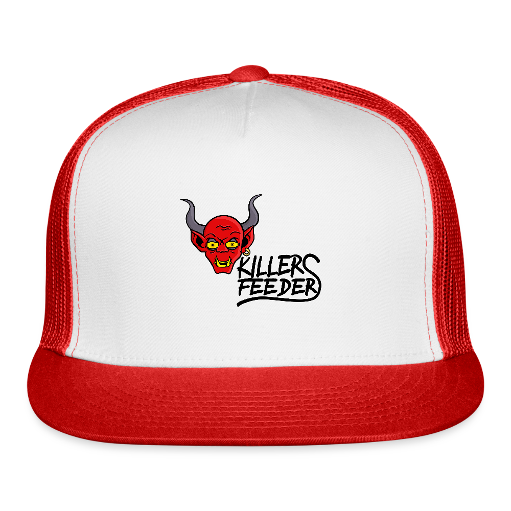 Trucker Hat - white/red