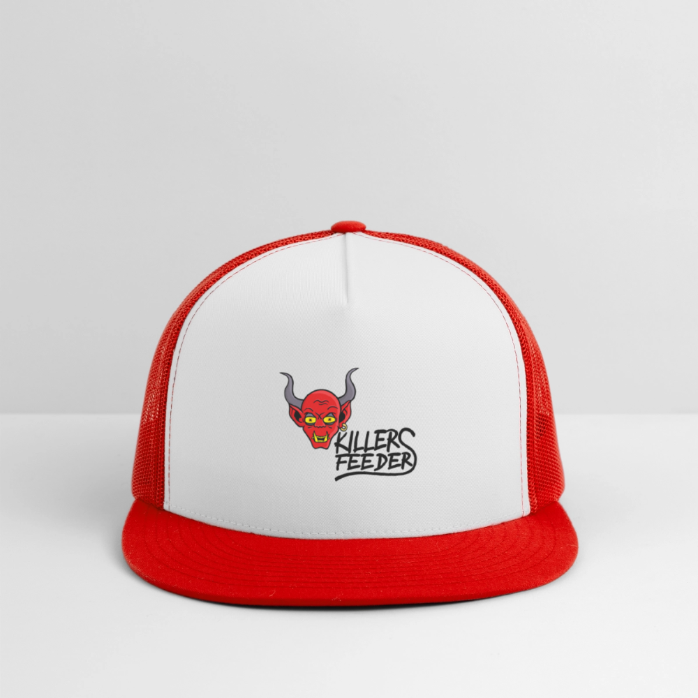 Trucker Hat - white/red
