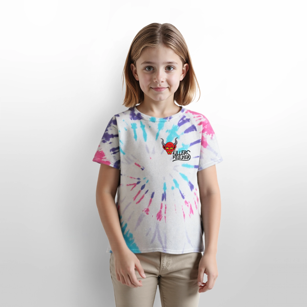 Kid's Tie Dye T-Shirt - Pastel Spiral