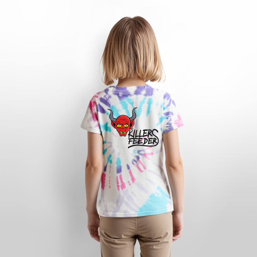 Kid's Tie Dye T-Shirt - Pastel Spiral