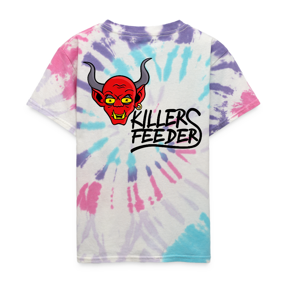 Kid's Tie Dye T-Shirt - Pastel Spiral