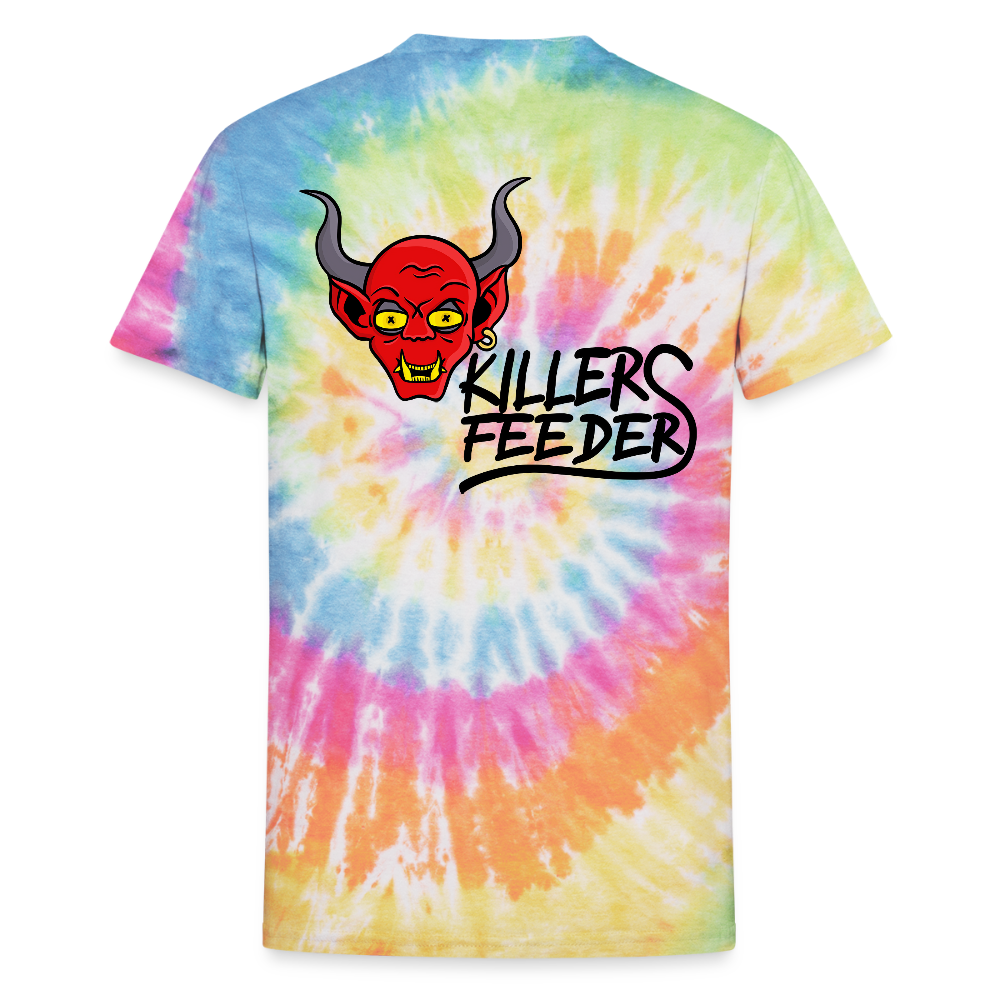 Unisex Tie Dye T-Shirt - rainbow