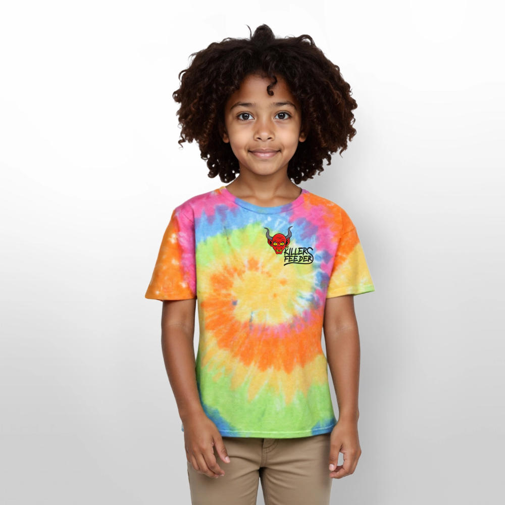 Kid's Tie Dye T-Shirt - rainbow