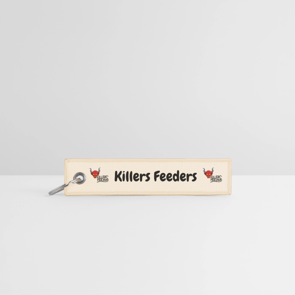 Jet Tag Keychain - creme