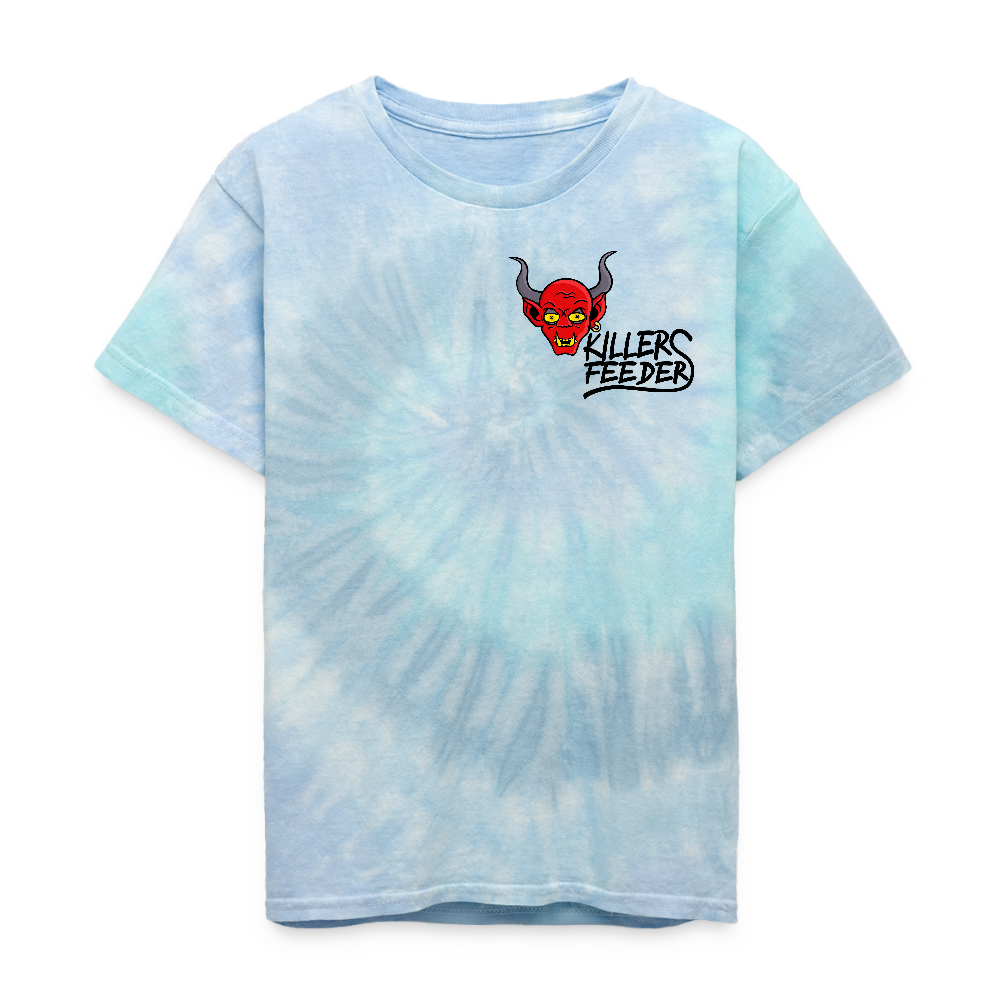 Kid's Tie Dye T-Shirt - blue lagoon